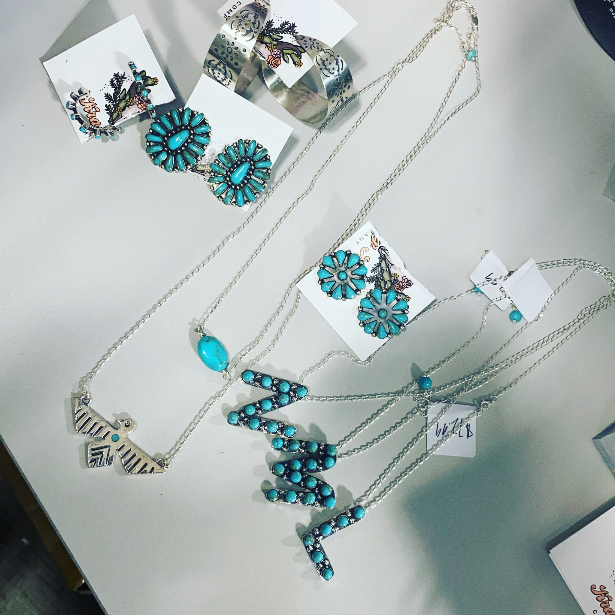 Authentic Turquoise Letters